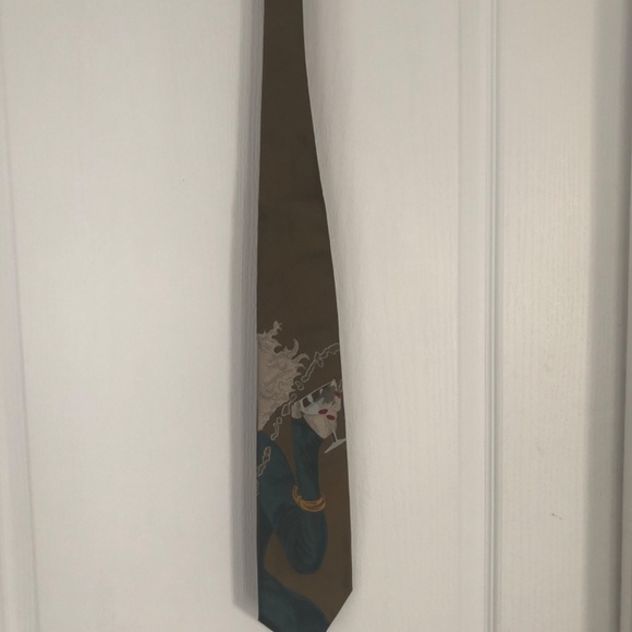 Stunning unusual silk tie - Picture 4 of 4